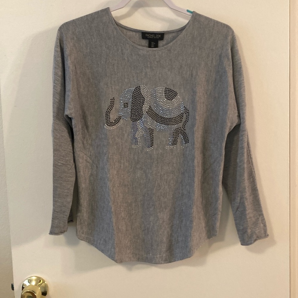 Rachel Zoe elephant sweater
